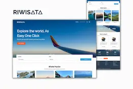 Riwisata - Travel tourism package website